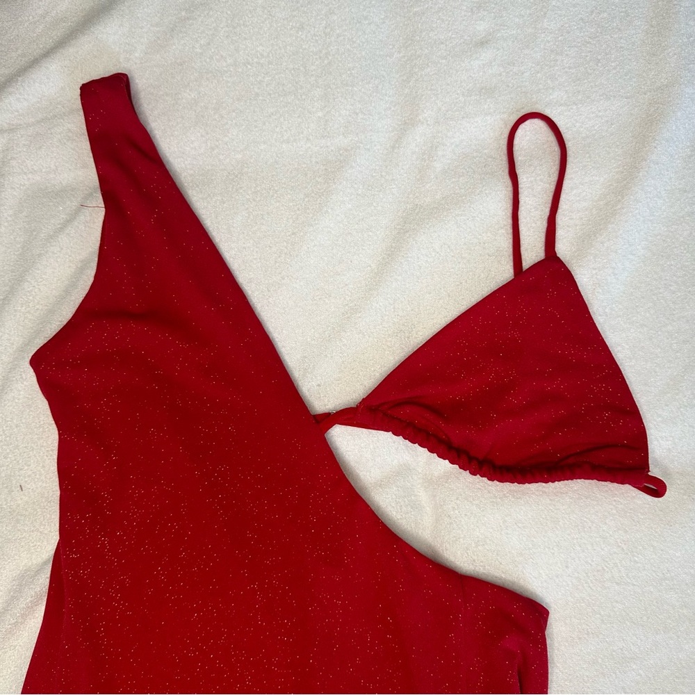 Lucy in the Sky Red Mini Festival Dress - Picture 3 of 12